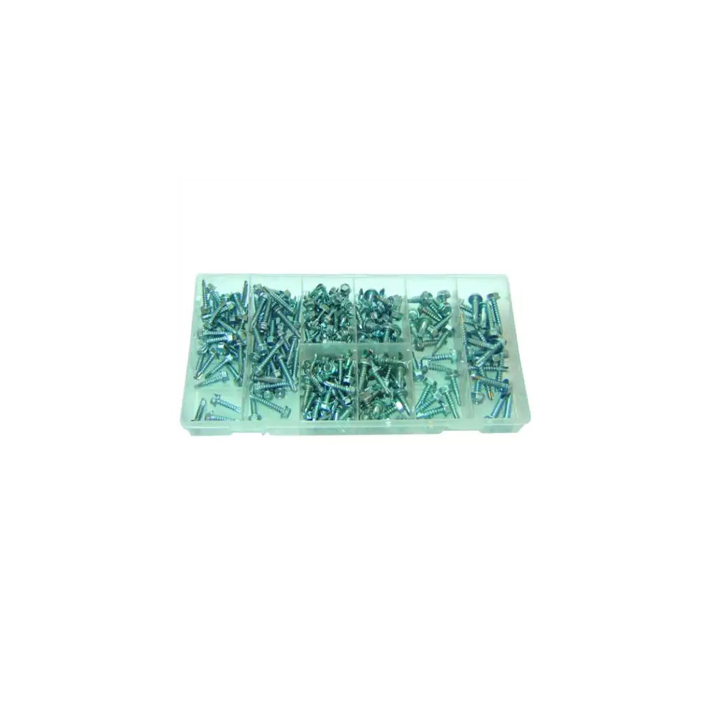 Self Drilling Metal Screw Assortment - 200 Pieces - RODMS200